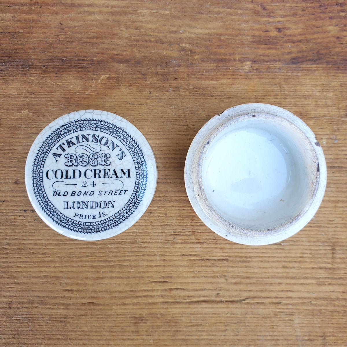 English Cold Cream Jar