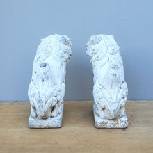Load image into Gallery viewer, Pair of Concrete Foo Dogs
