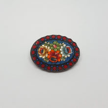 Load image into Gallery viewer, Micro Mosaic Brooch
