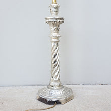 Load image into Gallery viewer, Silver Gilt Wood Lamp
