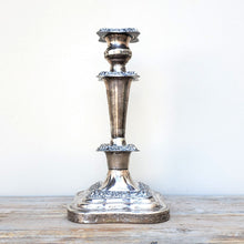 Load image into Gallery viewer, Pair of Silver-plate Candlesticks
