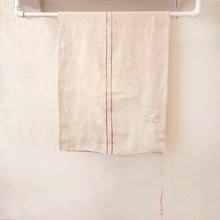 Load image into Gallery viewer, French Grain Sack -Burgundy Stripe
