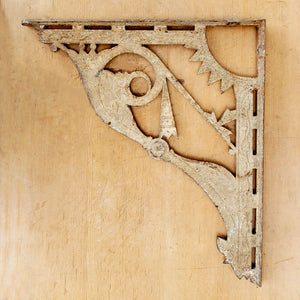 Pair of French Iron Shelf Corbels