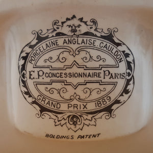 19th C French Porcelain Sink