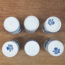 Set of  Six Delft Shot Glasses