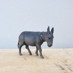 Vintage celluloid donkey Dimensions: Height: 2.75 inches, Width: 1.25 inches, Length: 3.5 inches