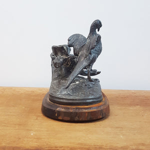 French Pheasant Sculpture
