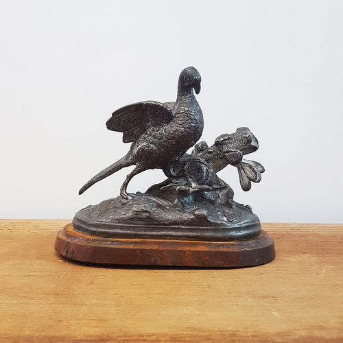 French Pheasant Sculpture