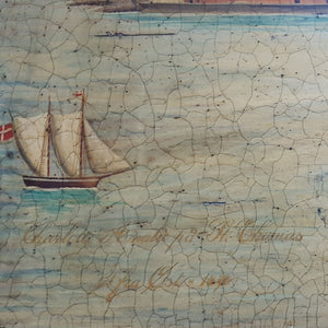 Seaside Painting on Board