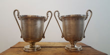 Pair of Silver Plate Equestrian Trophy Cups