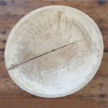 White Wood Bowl